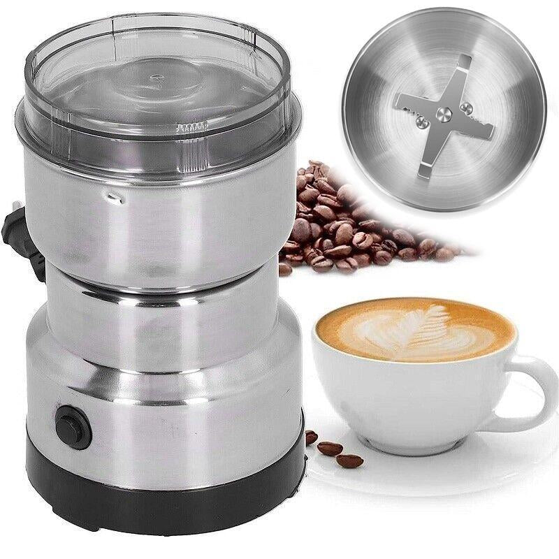 MACINA CAFFE SPEZIE PEPE NOCI ELETTRICO 150W CAPACITA' 75GR CAFFÈ ACCIAIO INOX