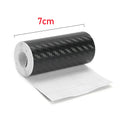 10/5M 3D Carbon Fiber Car Sticker DIY Paste Protector Strip Auto Door Sill Side Mirror anti Scratch Tape Waterproof Protect Film