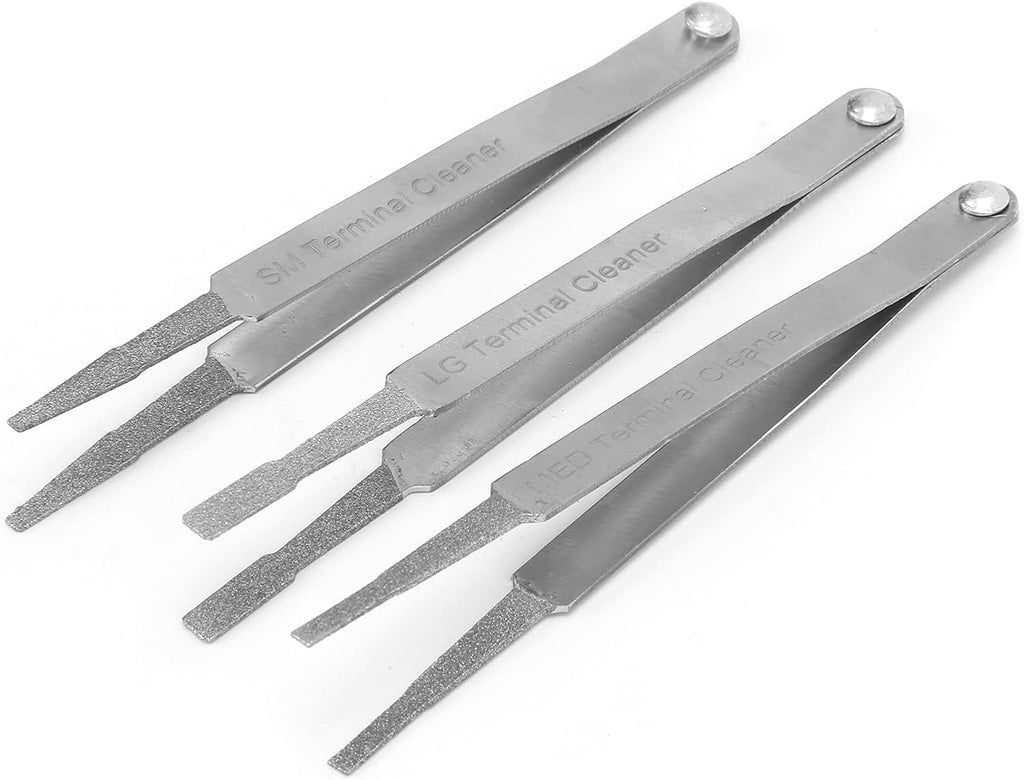 Professional Terminal Cleaning Tool Set | Connector Repair Tool Kit for Fork Electrical Connectors - Suitable for Cars, Campers, Boats, and Appliances
