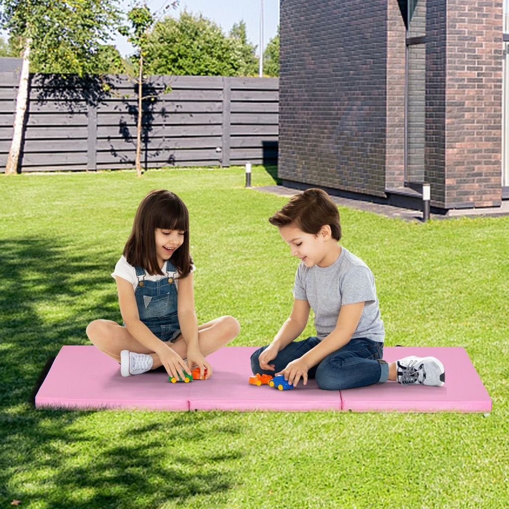 Tappetino Yoga Pieghevole in Pelle PU, Materassino Fitness Spessore Multifunzionale E Antiscivolo 180X60X5Cm 9 Colori