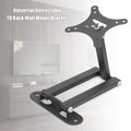 STAFFA PORTA TV MONITOR a MURO DA 10 a 32 POLLICI SUPPORTO PARETE E BRACCIO VESA