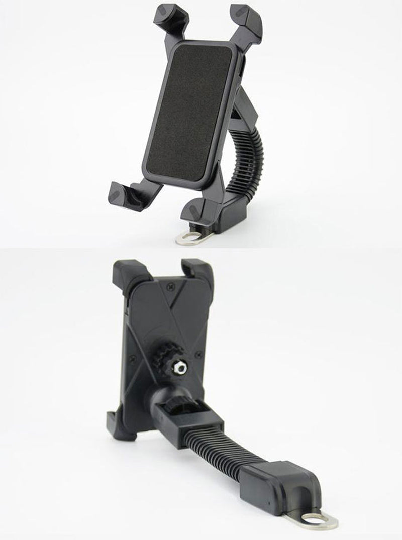 SUPPORTO PORTA CELLULARE per MOTO SCOOTER BIKE SNODABILE UNIVERSALE SMARTPHONE