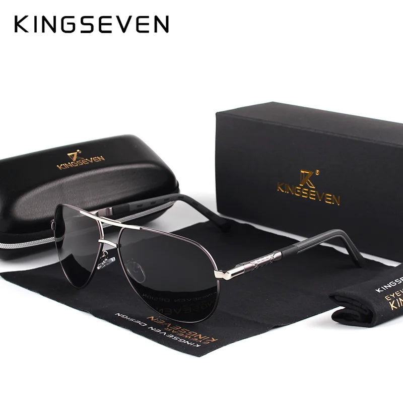 Men Vintage Aluminum Polarized Sunglasses Classic Brand Sun Glasses Coating Lens Driving Eyewear for Men/Women