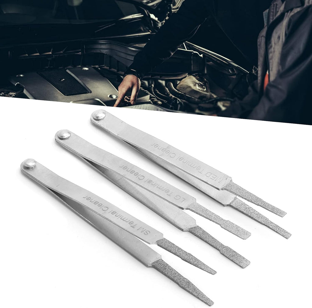 Professional Terminal Cleaning Tool Set | Connector Repair Tool Kit for Fork Electrical Connectors - Suitable for Cars, Campers, Boats, and Appliances