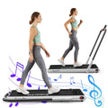 Tapis Roulant 2 in 1 Sotto La Scrivania, Tapis Roulant Elettrico 560W Con Schermo LED
