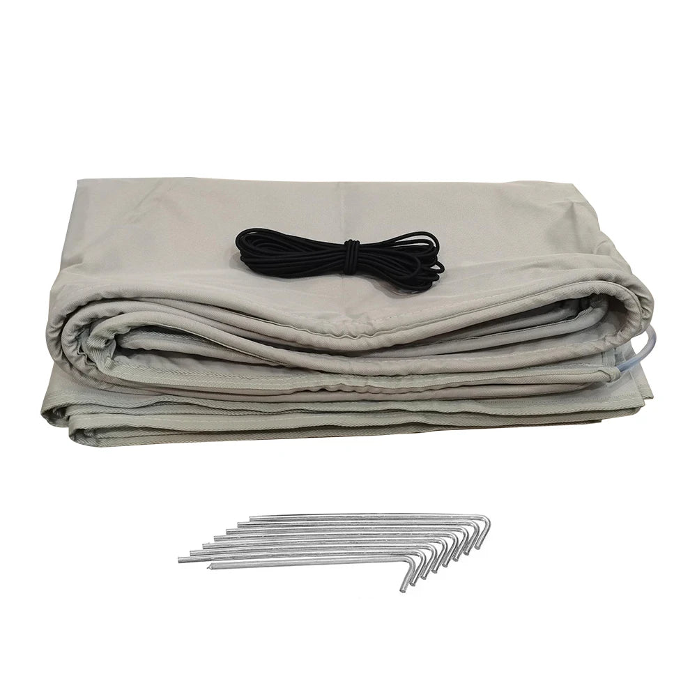 Caravan Awning Draught Skirt 7M Length X 50Cm Deep with Wheel Arch Covers & Suckers Motorhome Draft Campervan Side Skirting