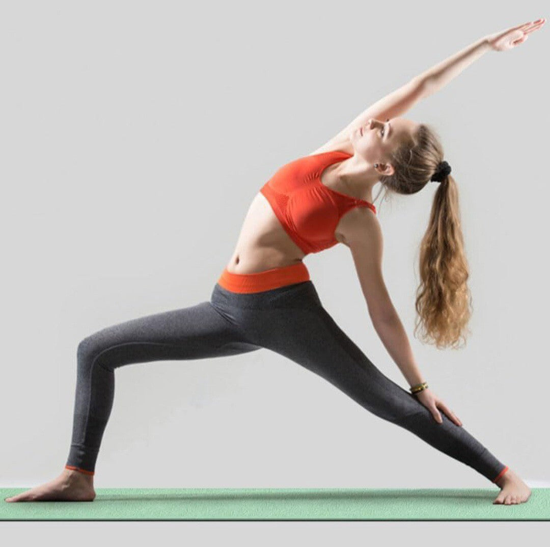 Tappetino Yoga Ecologico in TPE, Tappeto Antiscivolo per Allenamento