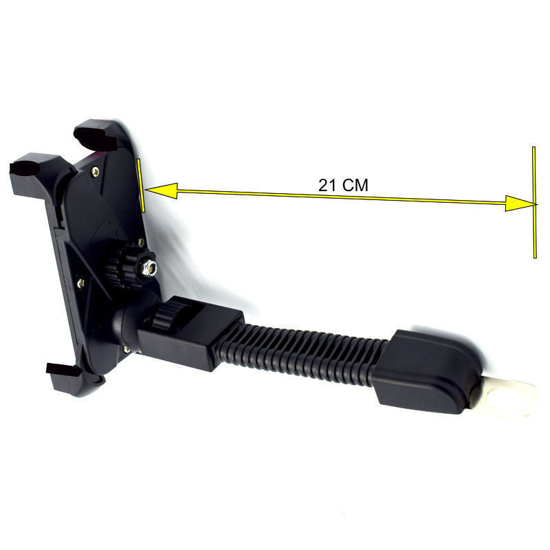 SUPPORTO PORTA CELLULARE per MOTO SCOOTER BIKE SNODABILE UNIVERSALE SMARTPHONE