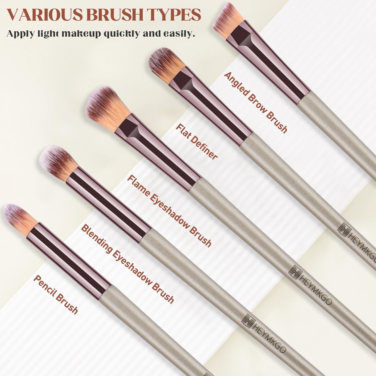 Professional Makeup Brush Set, 10-Piece with PU Leather Case - Ideal Gift for Daughters or Wives
